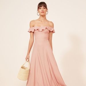 Reformation Verbena dress NWT! blush sz 4